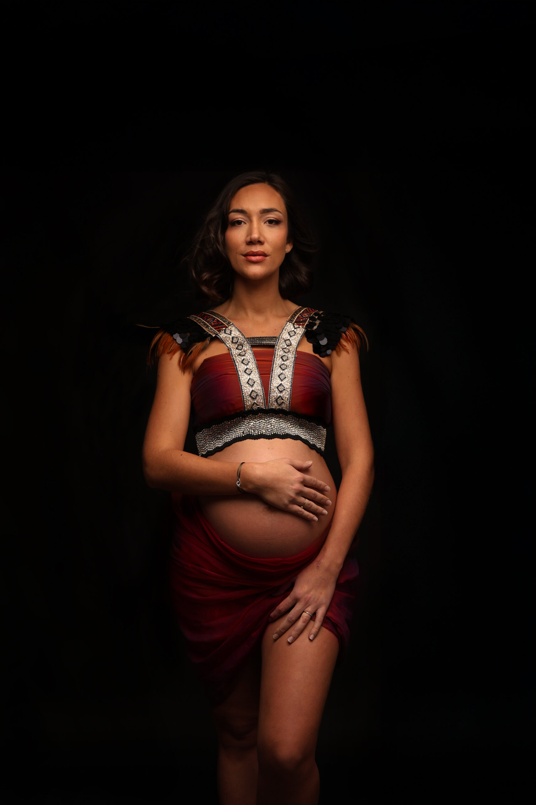 séance photo de grossesse artistique