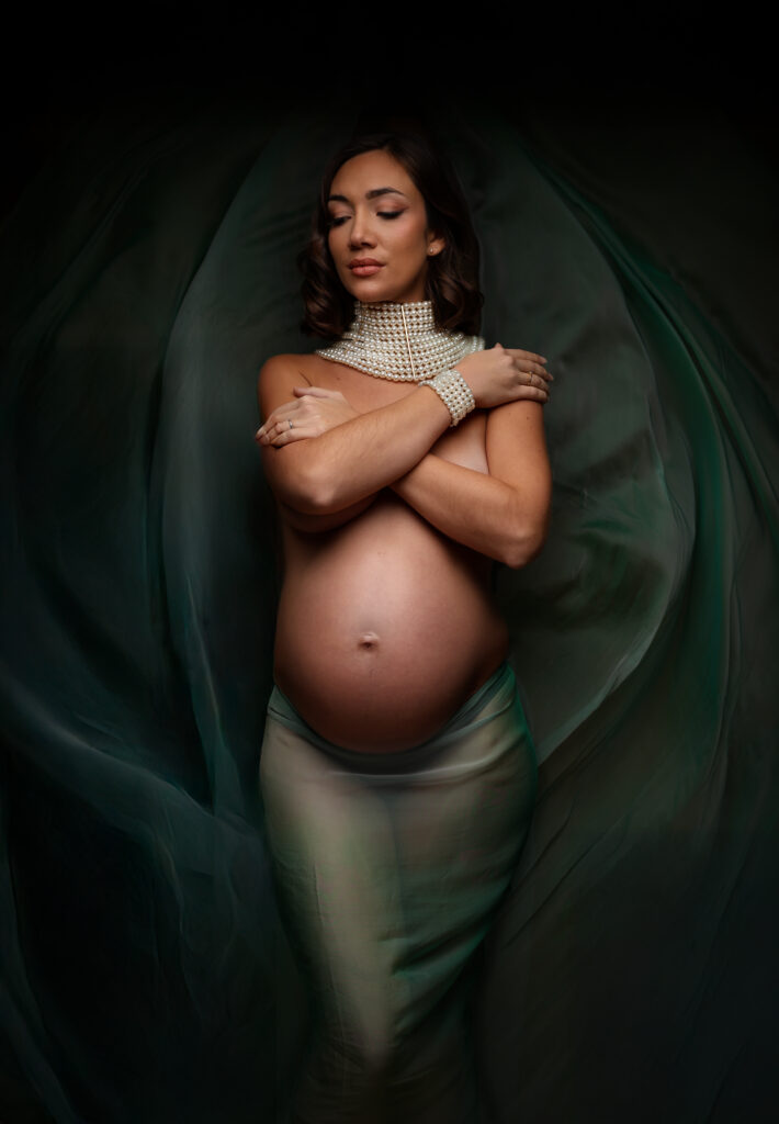 shooting photo grossesse artistique