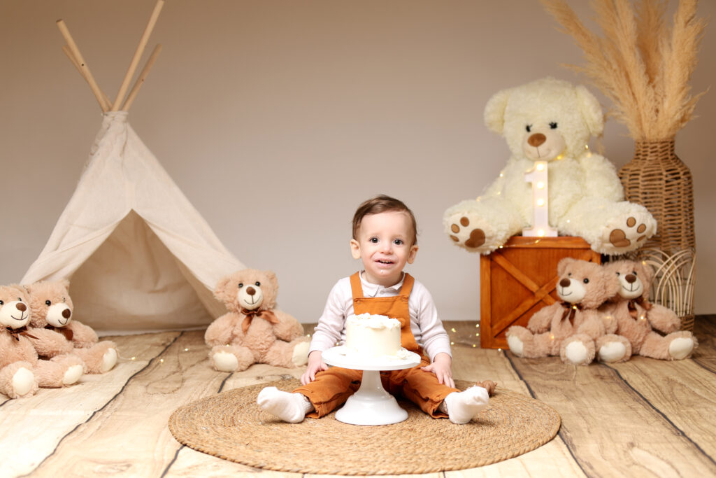 shooting photo studio smash the cake